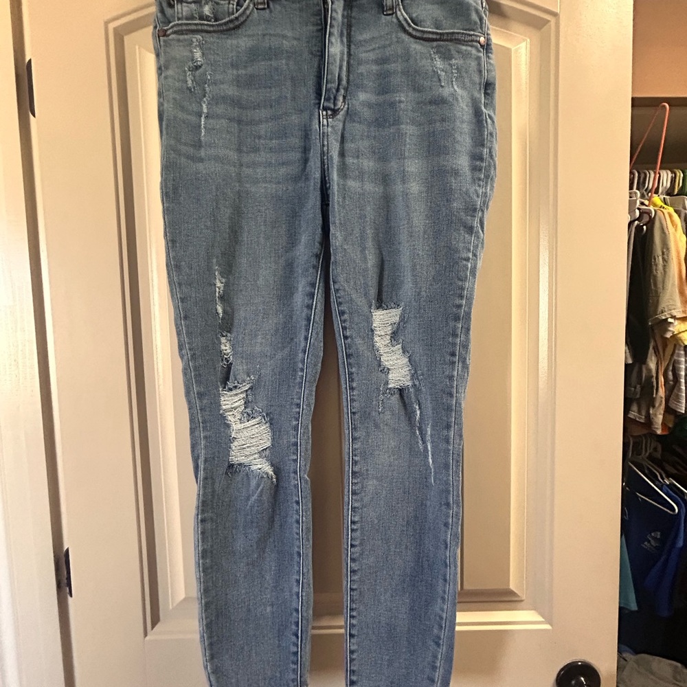 Judy Blue Ripped Jeans Size 13